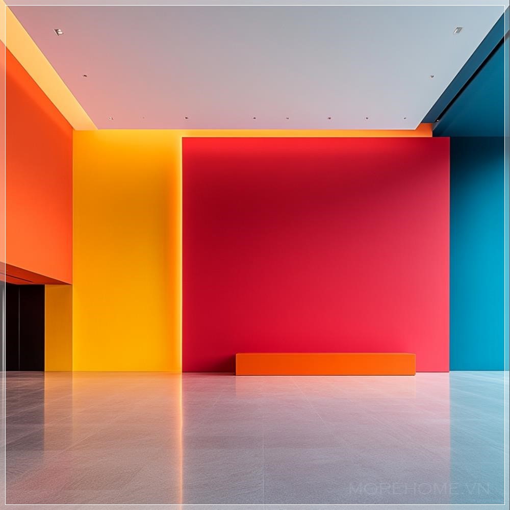 Màu sắc trong kiến trúc hiện đại